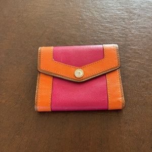Pink and Orange Michael Kors Wallet—Used